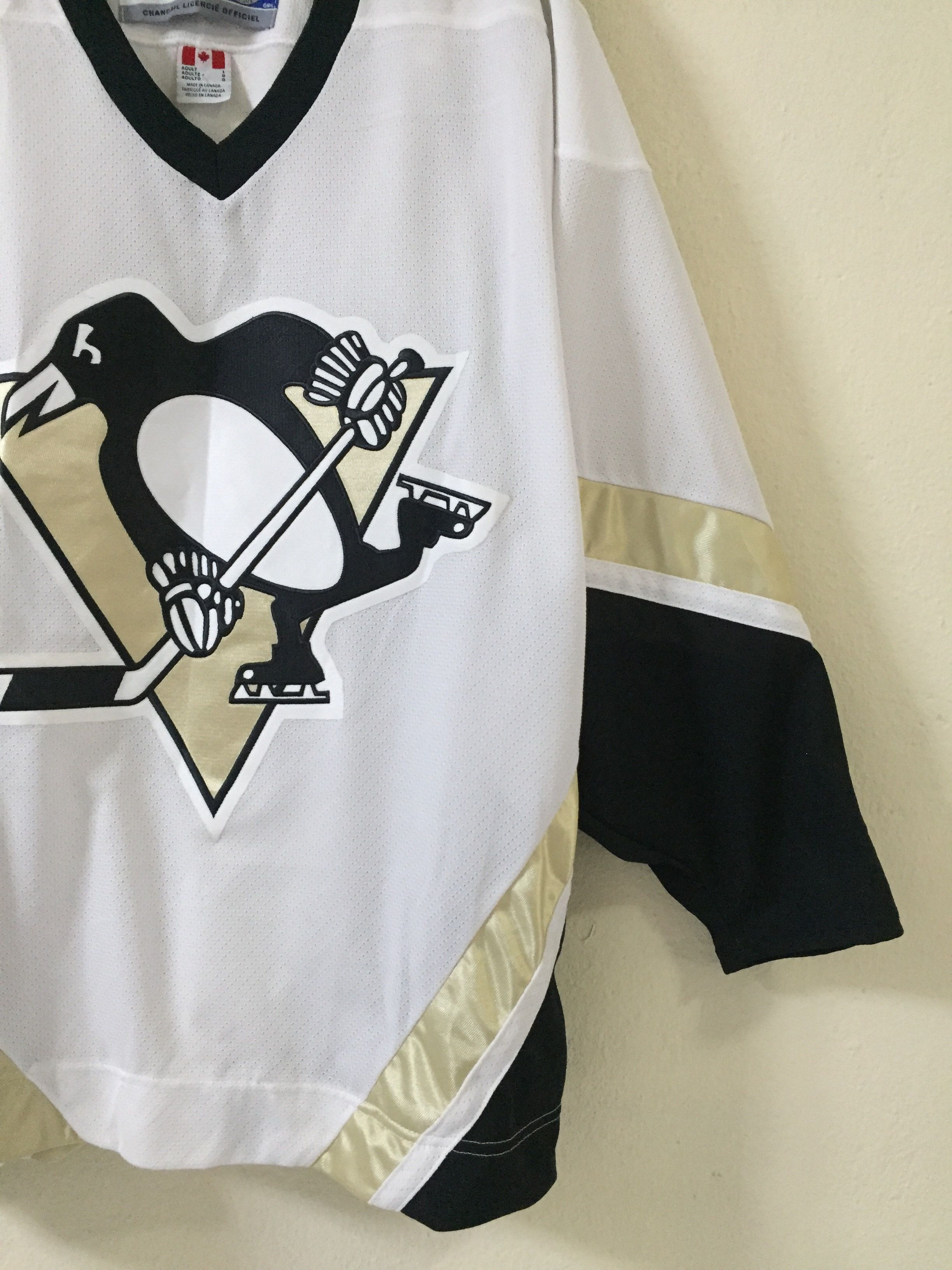 Ccm Vintage CCM Pittsburgh Penguins NHL Jersey Size US XL / EU 56 / 4 - 2 Thumbnail