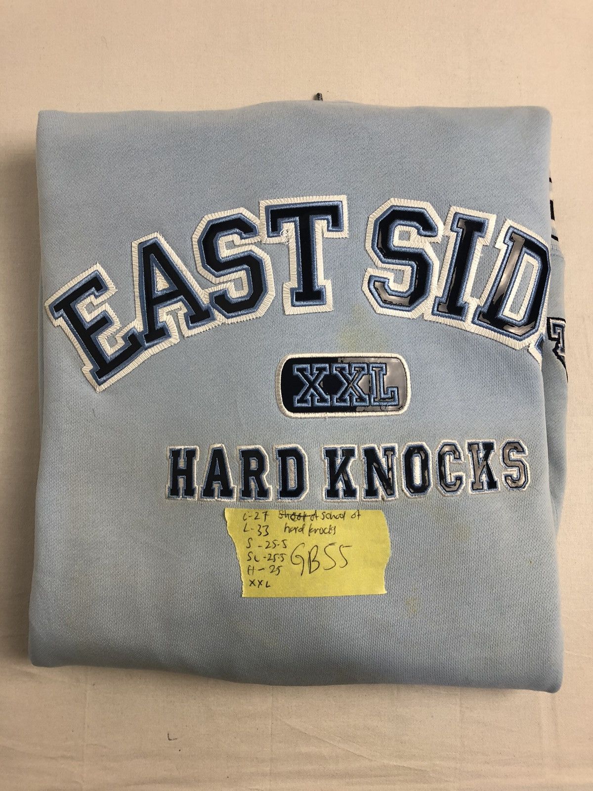 Japanese Brand × Rap Tees × Vintage School Of Hard Knocks East Side XXL Hoodie Sweatshirt Size US XXL / EU 58 / 5 - 17 Thumbnail