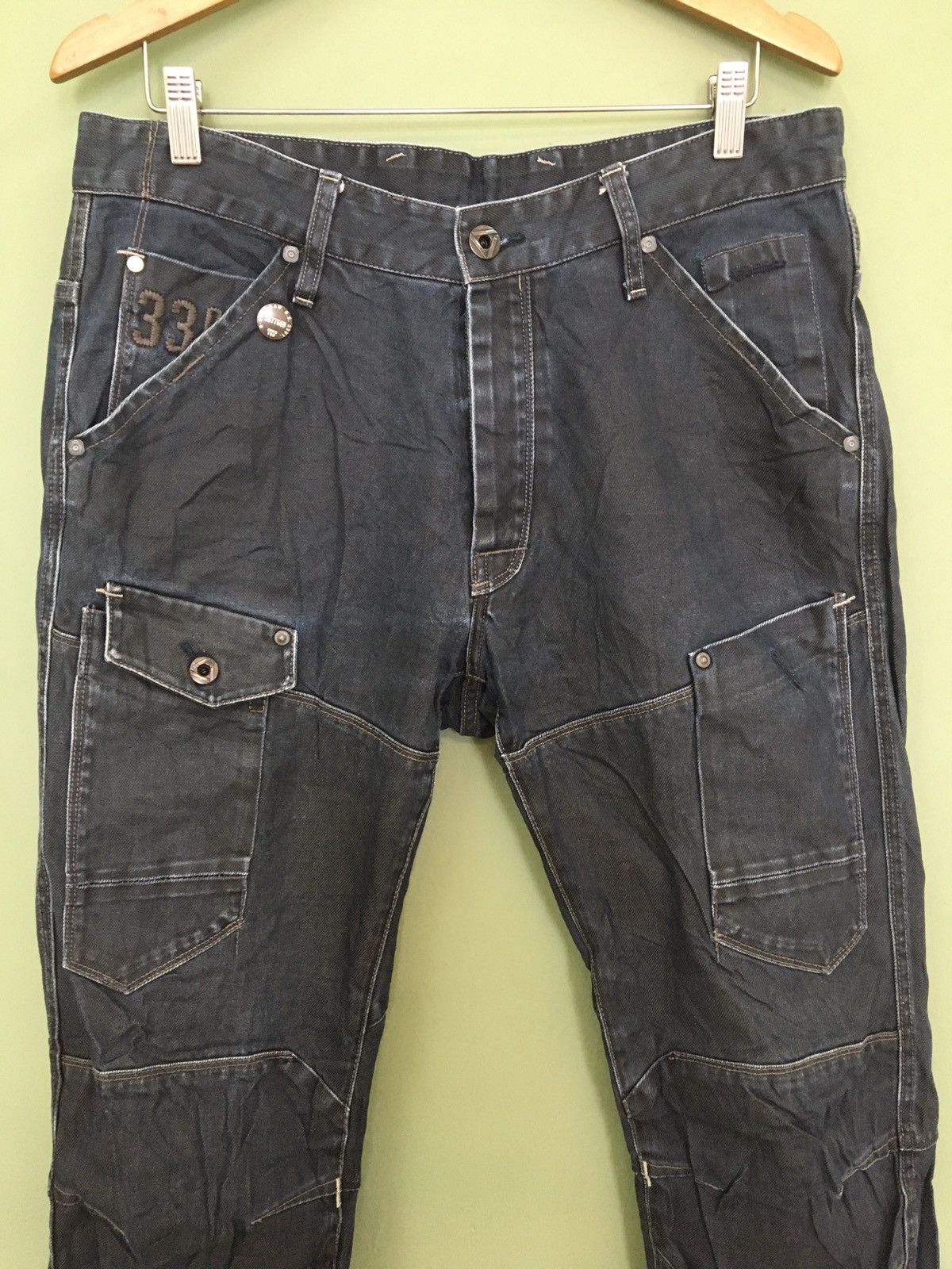 G-Star G STAR RAW-SLIM TAPERED FIT TACTICAL TECH MULTIPOCKET PANTS Size US 34 / EU 50 - 1 Thumbnail