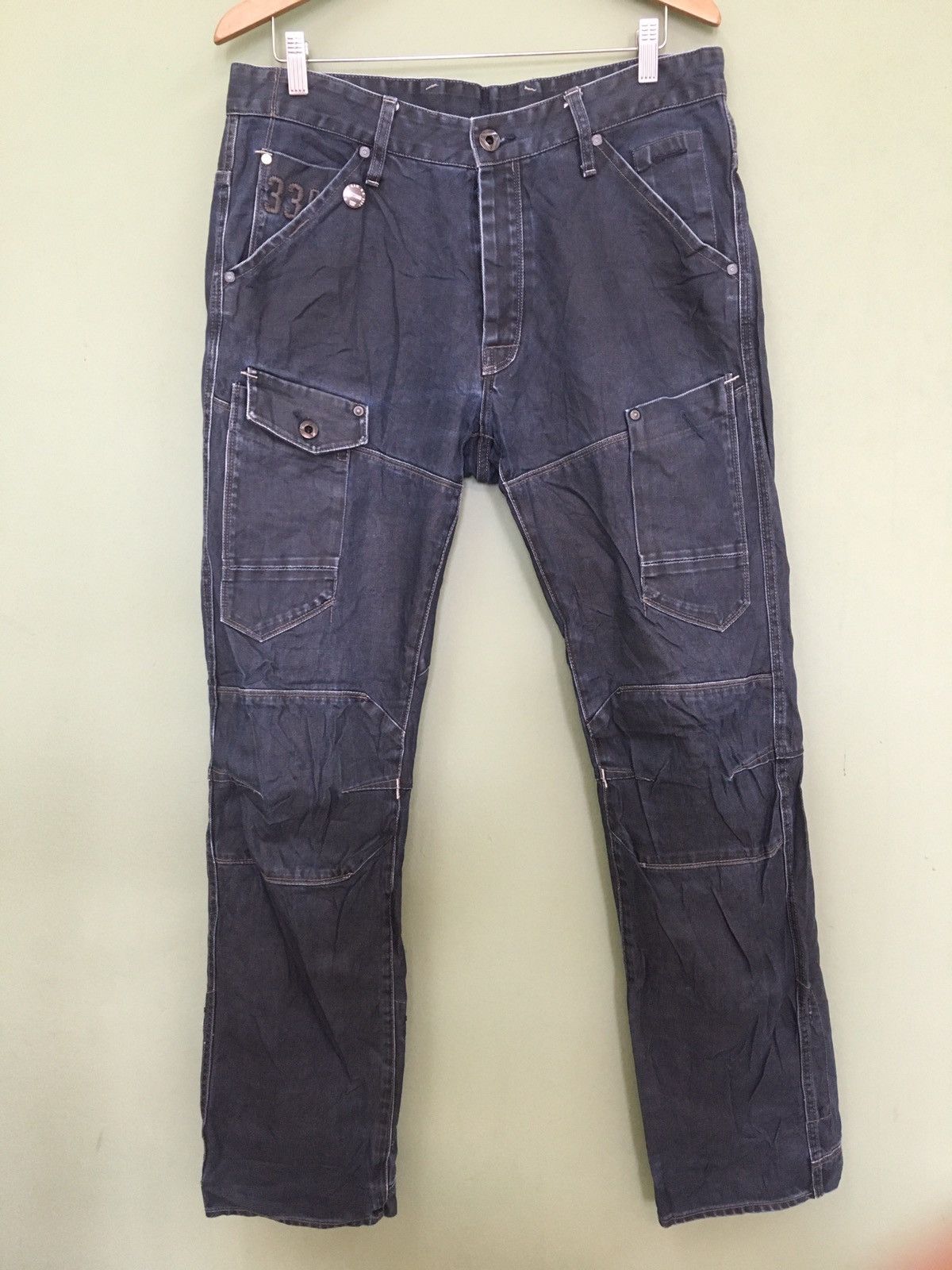 G-Star G STAR RAW-SLIM TAPERED FIT TACTICAL TECH MULTIPOCKET PANTS Size US 34 / EU 50 - 2 Thumbnail