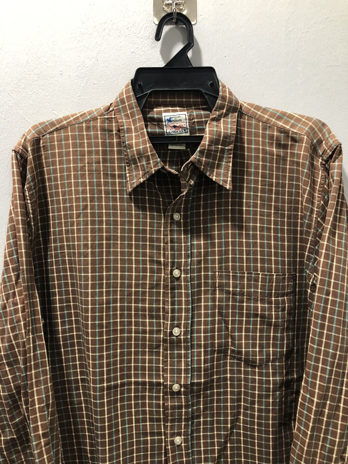 Avirex Vintage Avirex Brown Buttons up Shirt Size US L / EU 52-54 / 3 - 5 Thumbnail