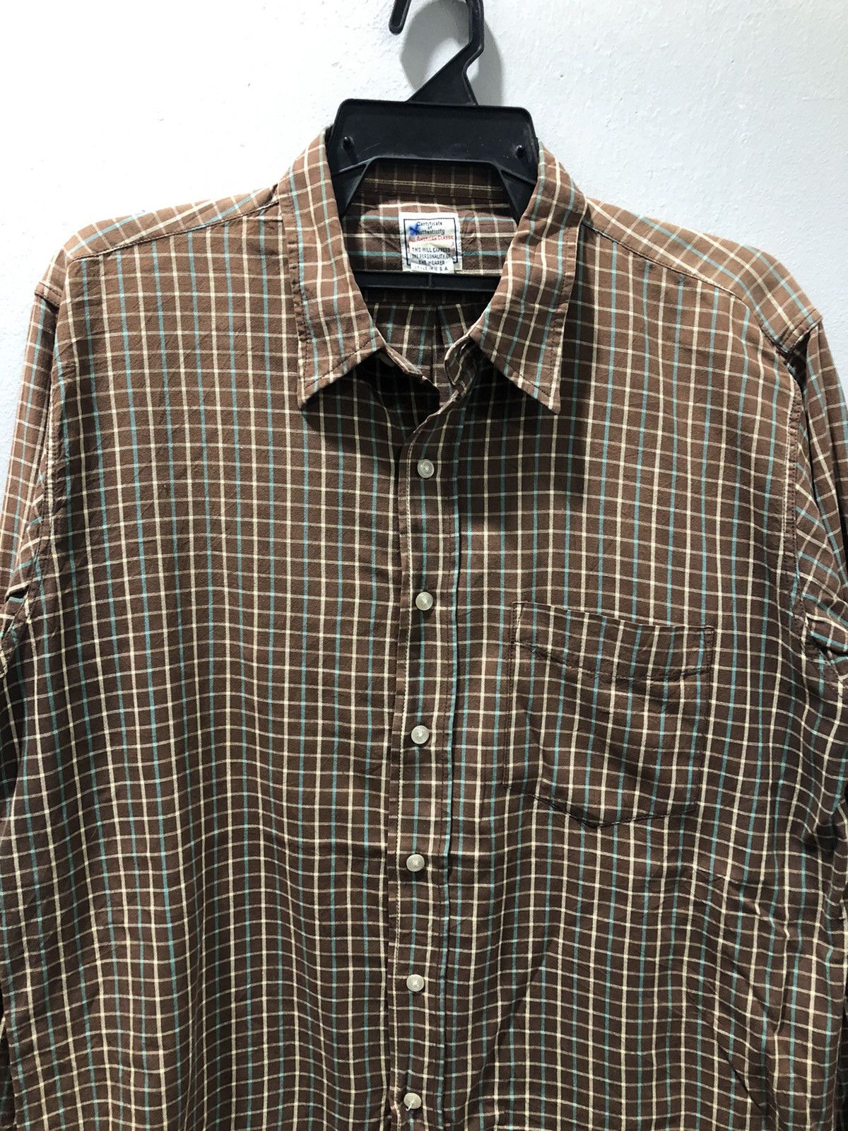 Avirex Vintage Avirex Brown Buttons up Shirt Size US L / EU 52-54 / 3 - 7 Thumbnail