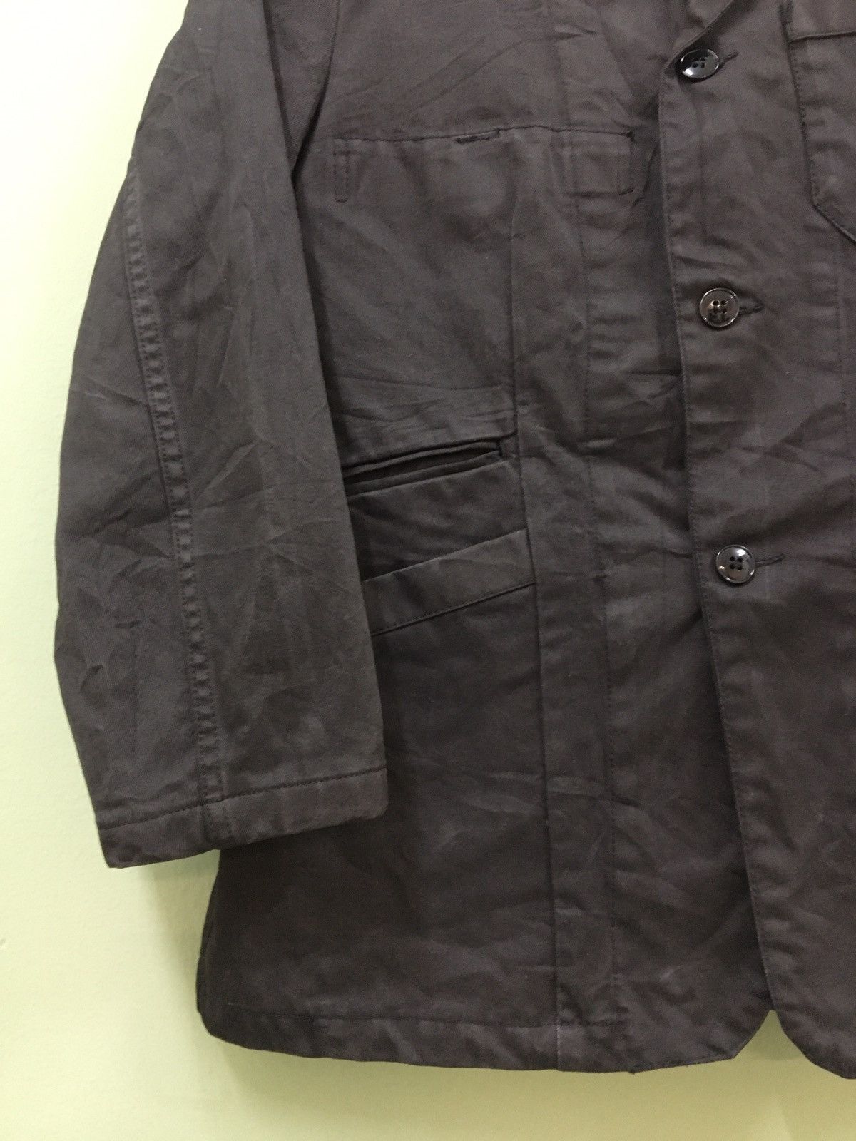 CABANE de ZUCCa ZUCCA - WASHED BLACK TACTICAL CHORE JACKET Size US S / EU 44-46 / 1 - 5 Thumbnail