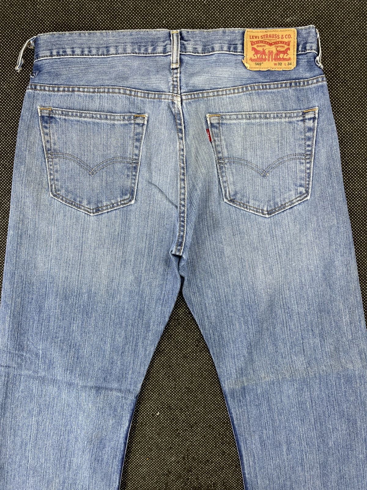 Levi's × Vintage Vintage Levis 569 Faded Jeans - J579 Size US 36 / EU 52 - 4 Thumbnail