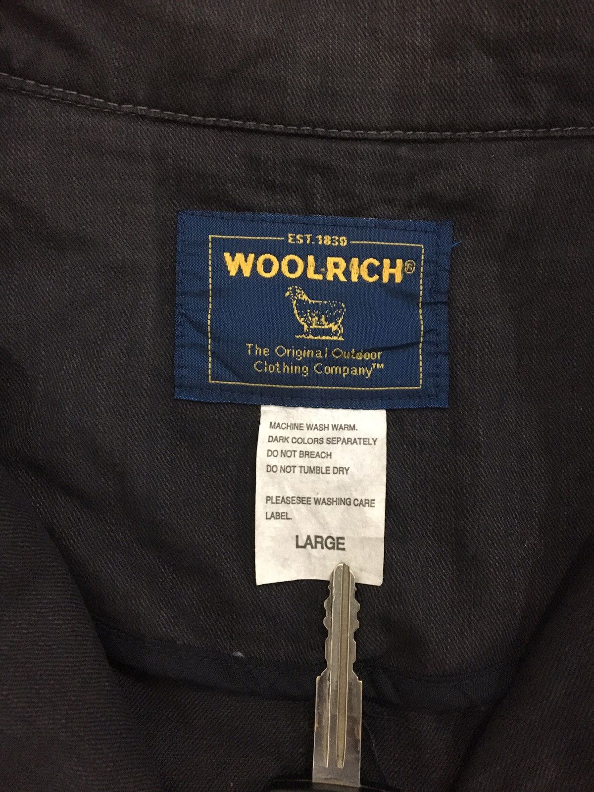 Woolrich Woolen Mills WOOLRICH - CHORE CLASSIC TACTICAL JACKET / WASHED DENIM Size US L / EU 52-54 / 3 - 11 Thumbnail