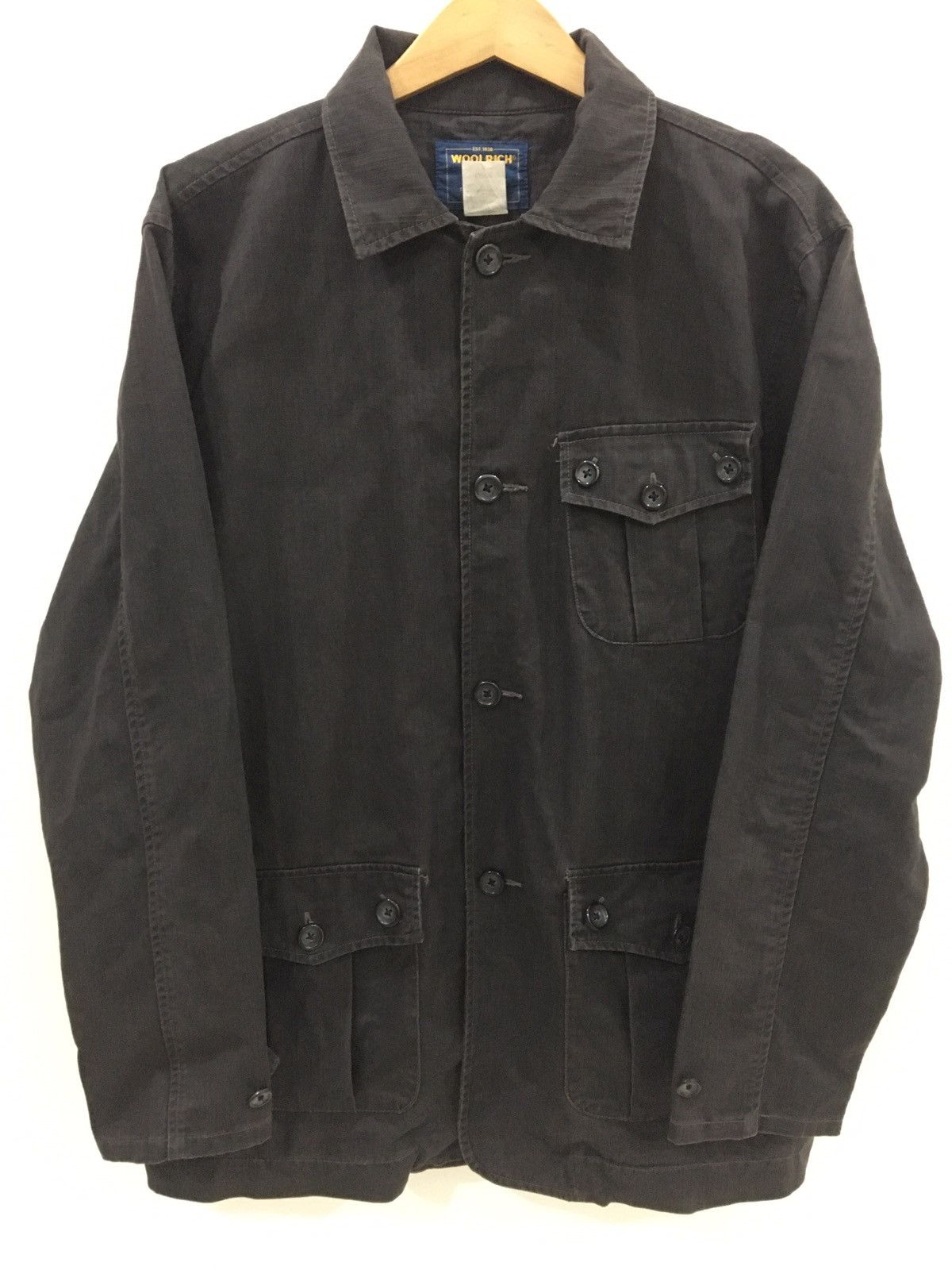 Woolrich Woolen Mills WOOLRICH - CHORE CLASSIC TACTICAL JACKET / WASHED DENIM Size US L / EU 52-54 / 3 - 1 Thumbnail