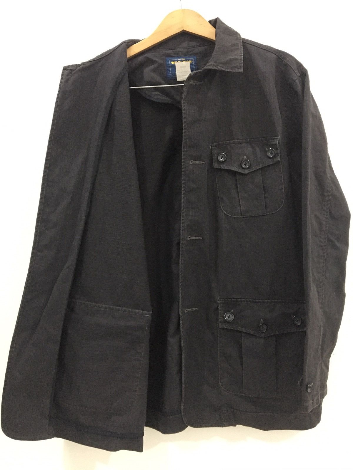 Woolrich Woolen Mills WOOLRICH - CHORE CLASSIC TACTICAL JACKET / WASHED DENIM Size US L / EU 52-54 / 3 - 7 Thumbnail