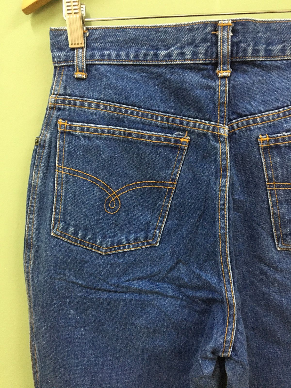 Designer × Moschino MOSCHINO JDM - BAGGY FIT LOVE PEACE LOGO VINTAGE JEANS Size US 29 - 8 Thumbnail