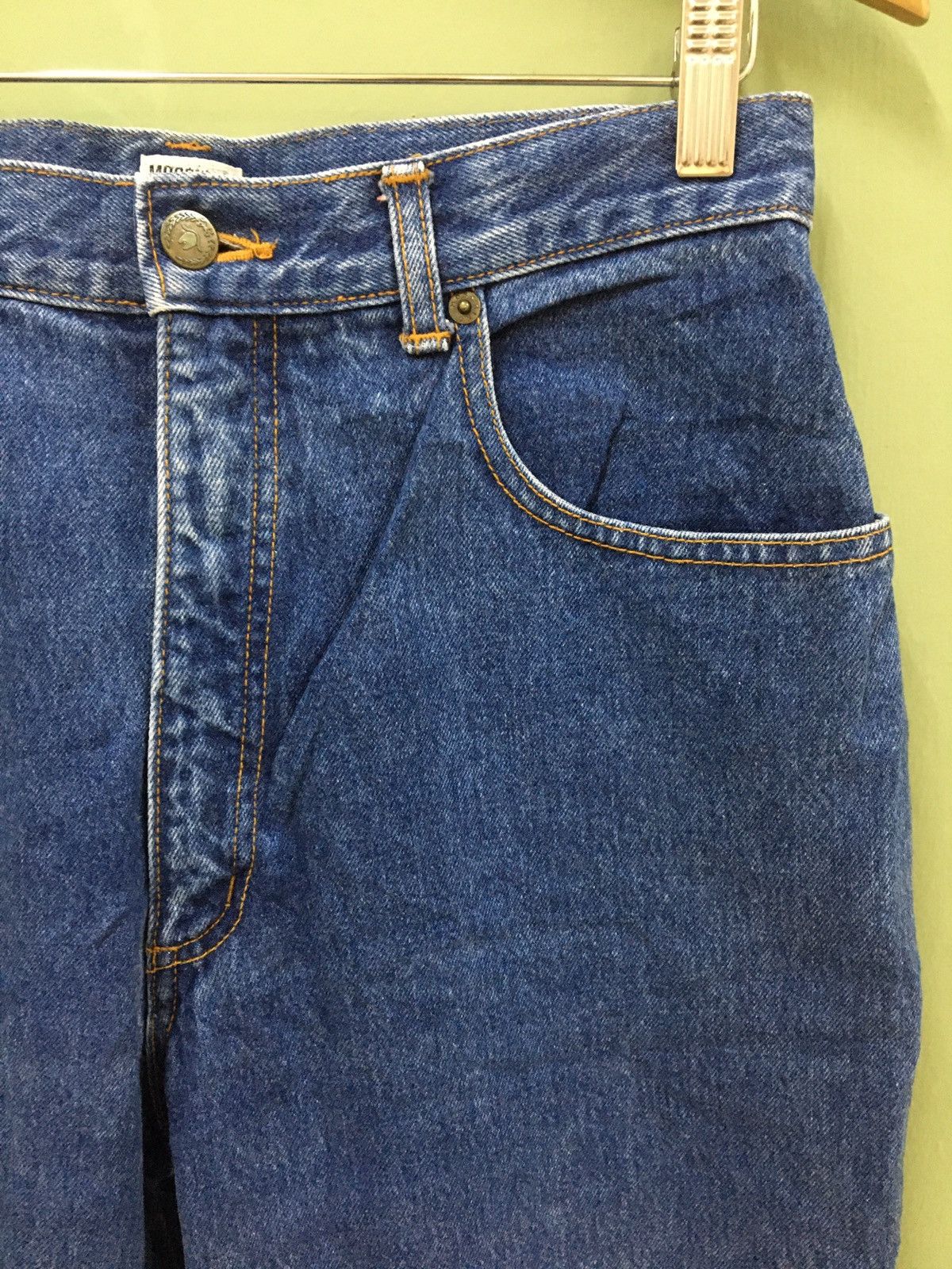 Designer × Moschino MOSCHINO JDM - BAGGY FIT LOVE PEACE LOGO VINTAGE JEANS Size US 29 - 5 Thumbnail
