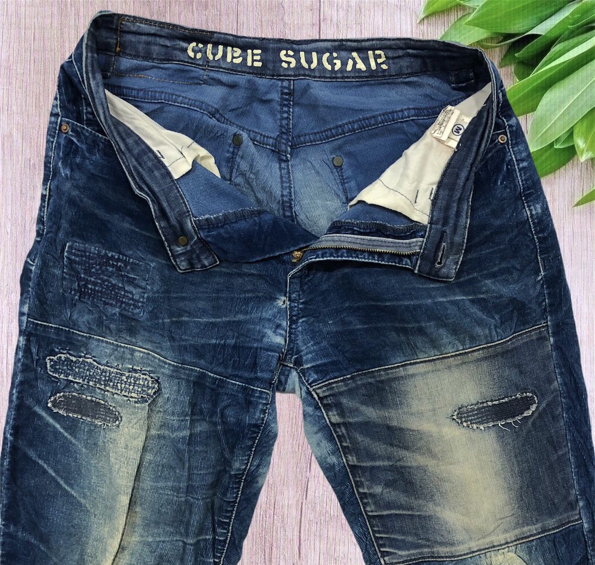 Japanese Brand Japan Cube Sugar Distressed corduroy Pants Size US 30 / EU 46 - 7 Thumbnail