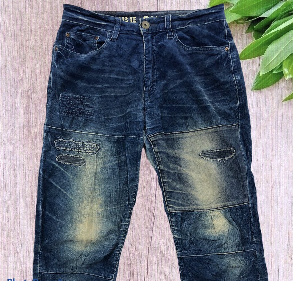 Japanese Brand Japan Cube Sugar Distressed corduroy Pants Size US 30 / EU 46 - 2 Thumbnail
