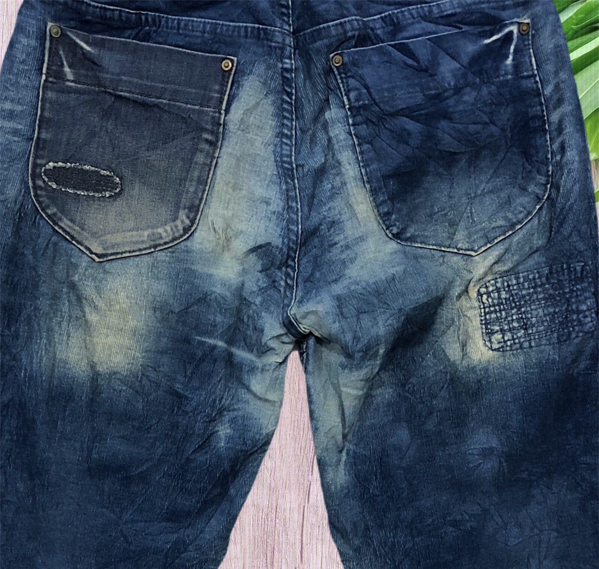 Japanese Brand Japan Cube Sugar Distressed corduroy Pants Size US 30 / EU 46 - 6 Thumbnail
