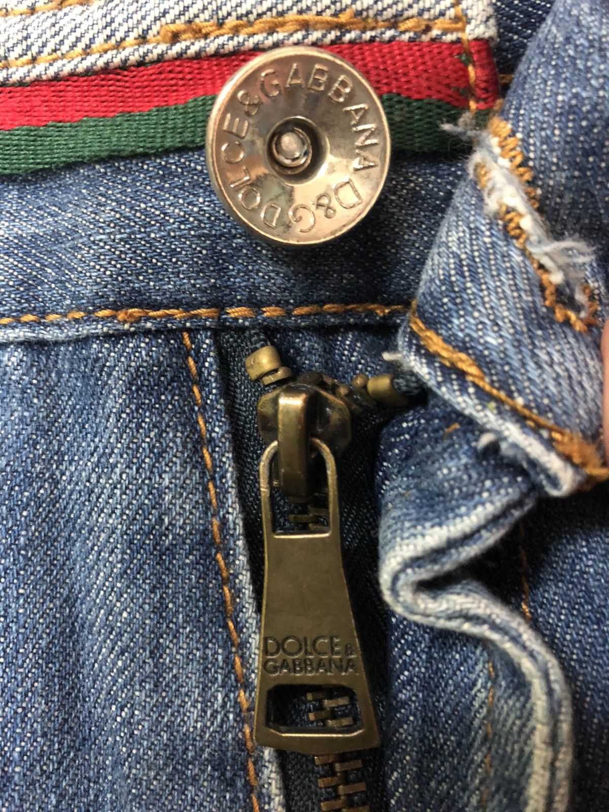 Designer × Dolce & Gabbana D&G - RELAXED FIT LIGHT WASHED JEANS Size US 32 / EU 48 - 10 Thumbnail