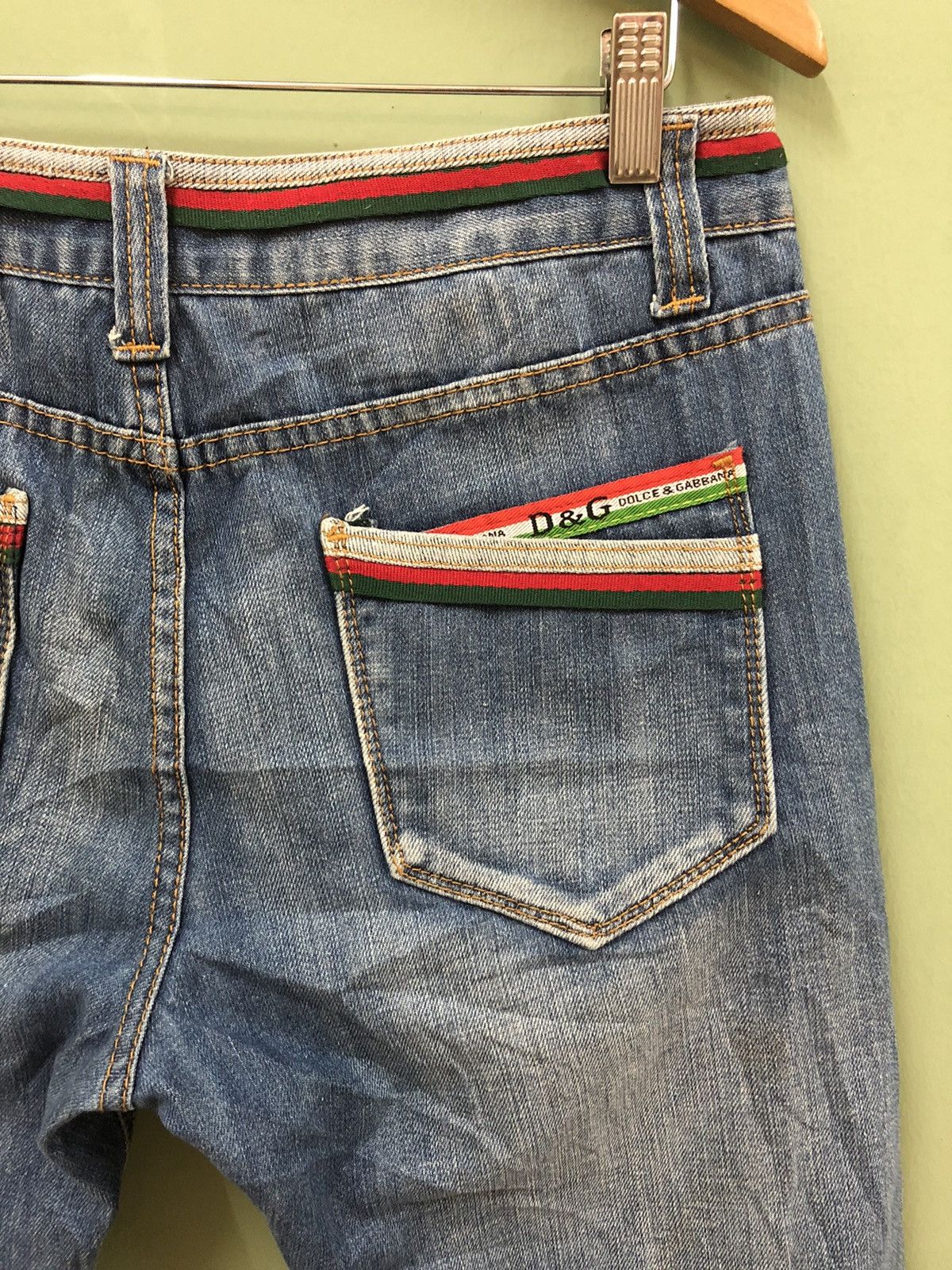 Designer × Dolce & Gabbana D&G - RELAXED FIT LIGHT WASHED JEANS Size US 32 / EU 48 - 4 Thumbnail
