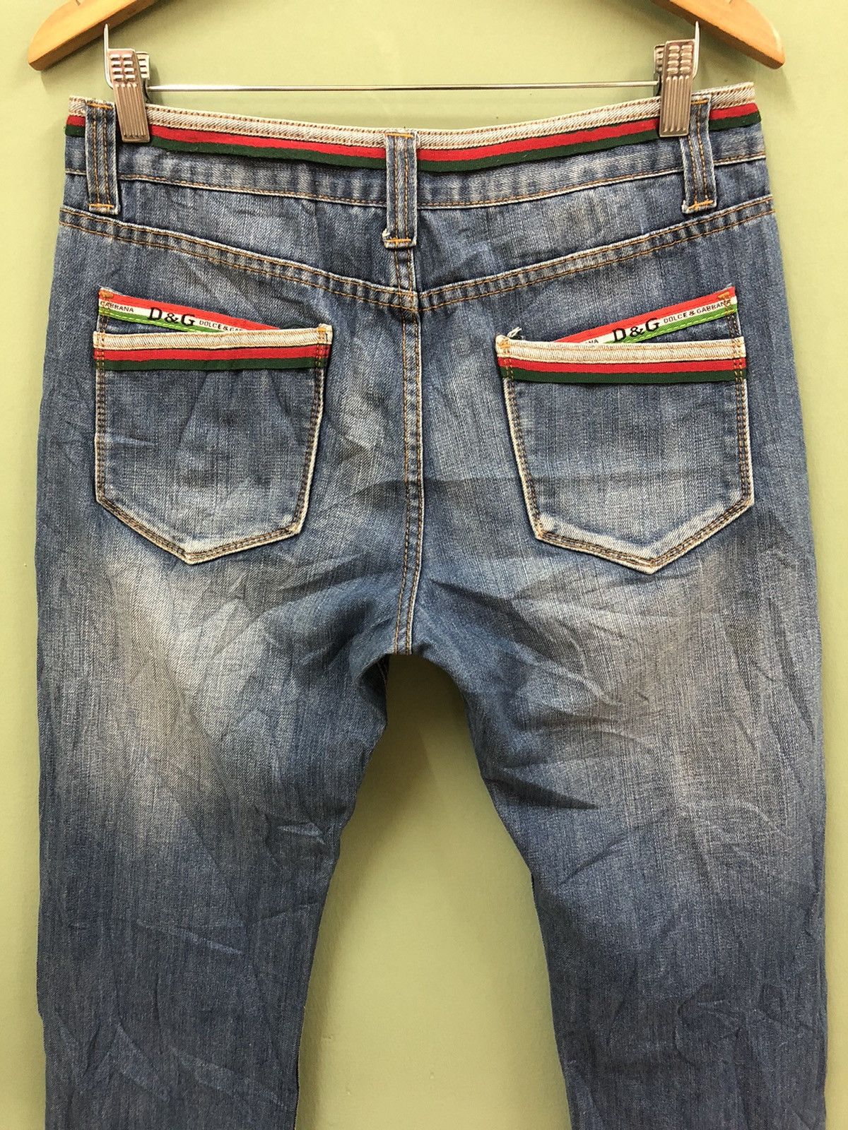 Designer × Dolce & Gabbana D&G - RELAXED FIT LIGHT WASHED JEANS Size US 32 / EU 48 - 1 Thumbnail