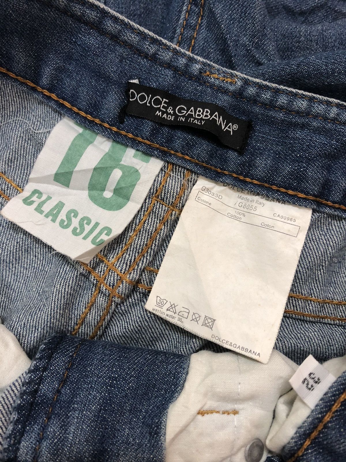 Designer × Dolce & Gabbana D&G - RELAXED FIT LIGHT WASHED JEANS Size US 32 / EU 48 - 11 Thumbnail