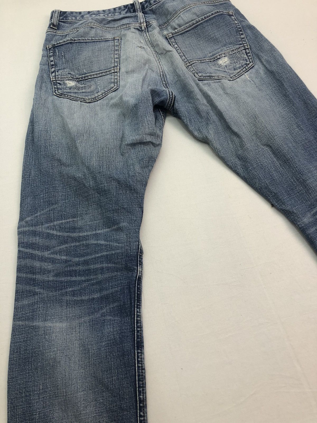 Japanese Brand Japanese 1980 Distressed denim Pants Size US 32 / EU 48 - 18 Thumbnail