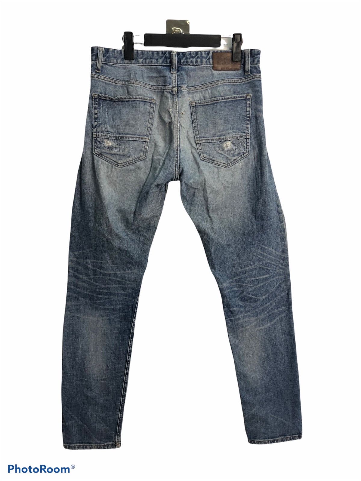 Japanese Brand Japanese 1980 Distressed denim Pants Size US 32 / EU 48 - 2 Thumbnail