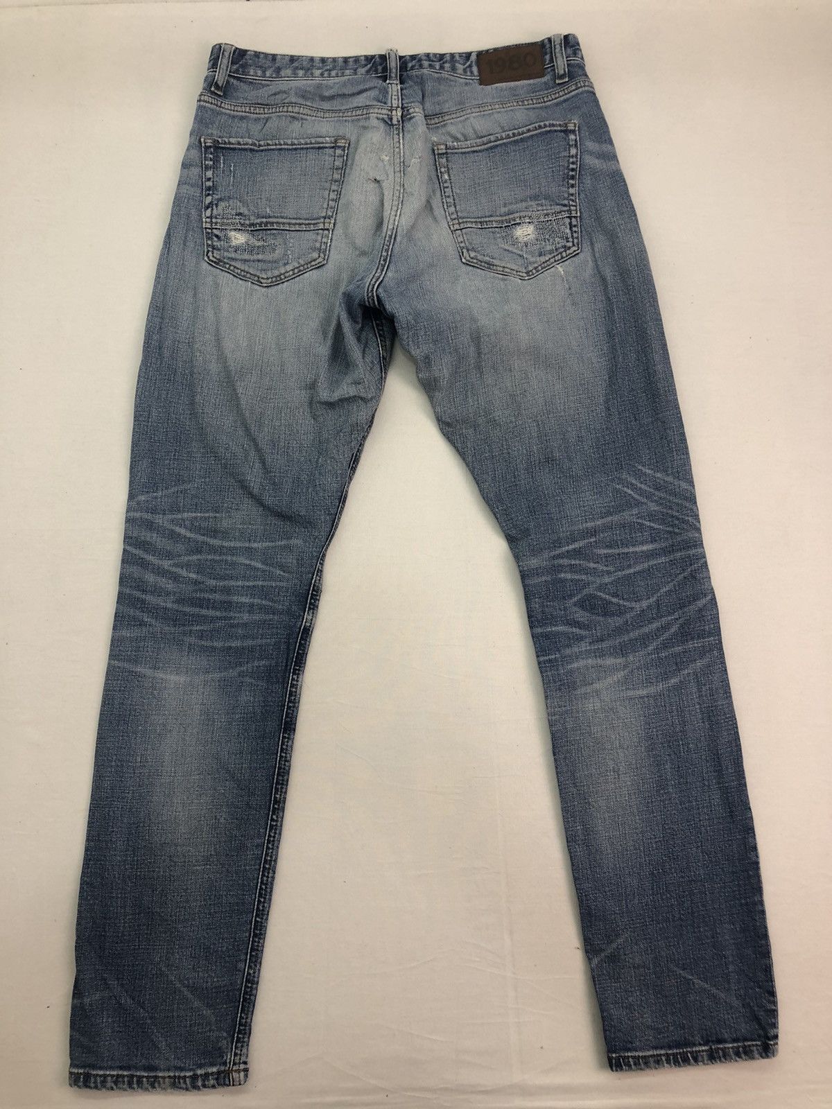 Japanese Brand Japanese 1980 Distressed denim Pants Size US 32 / EU 48 - 11 Thumbnail