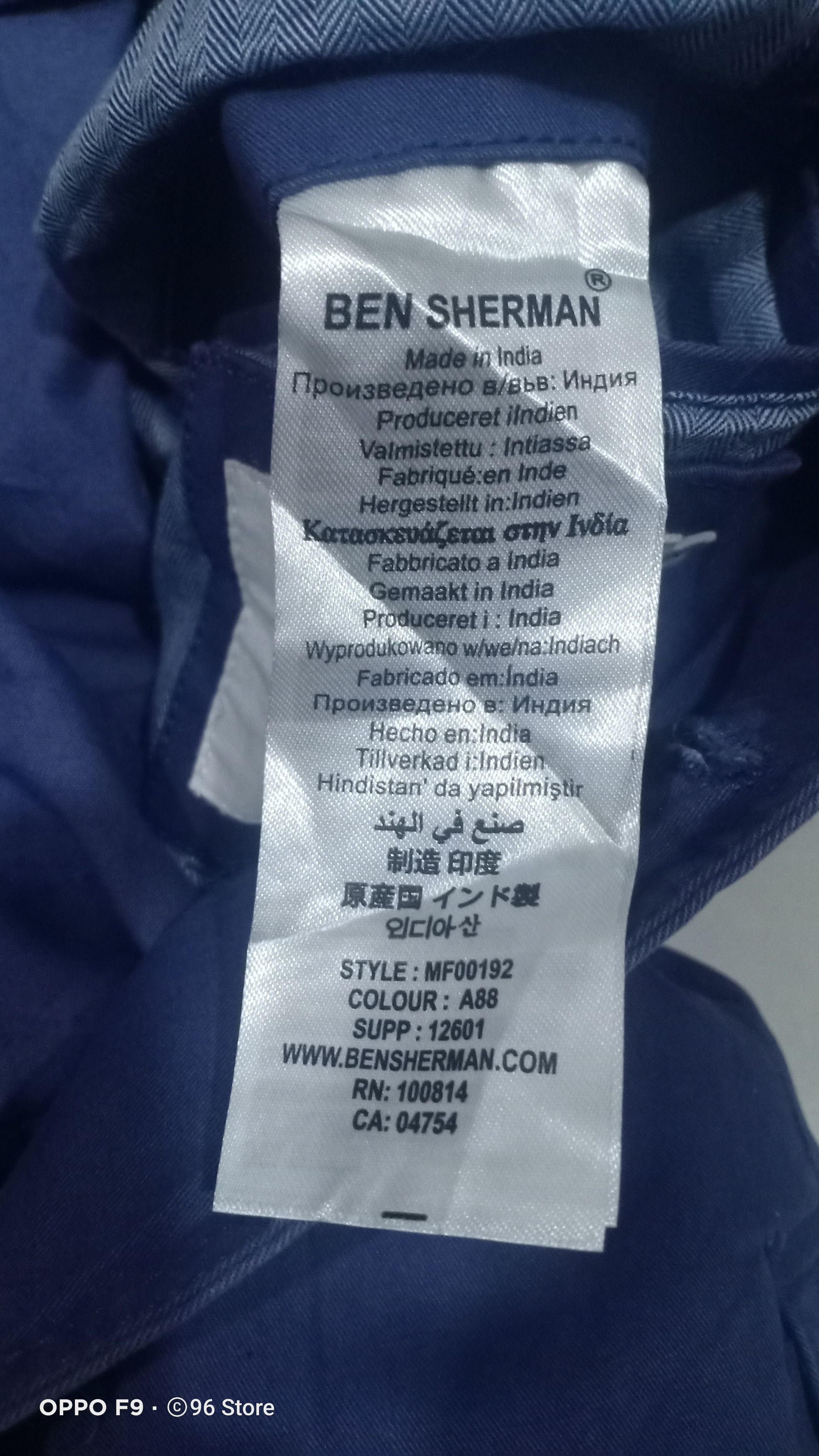 Ben Sherman Ben Sherman Blue Blazzer coat Jacket Size US L / EU 52-54 / 3 - 19 Thumbnail