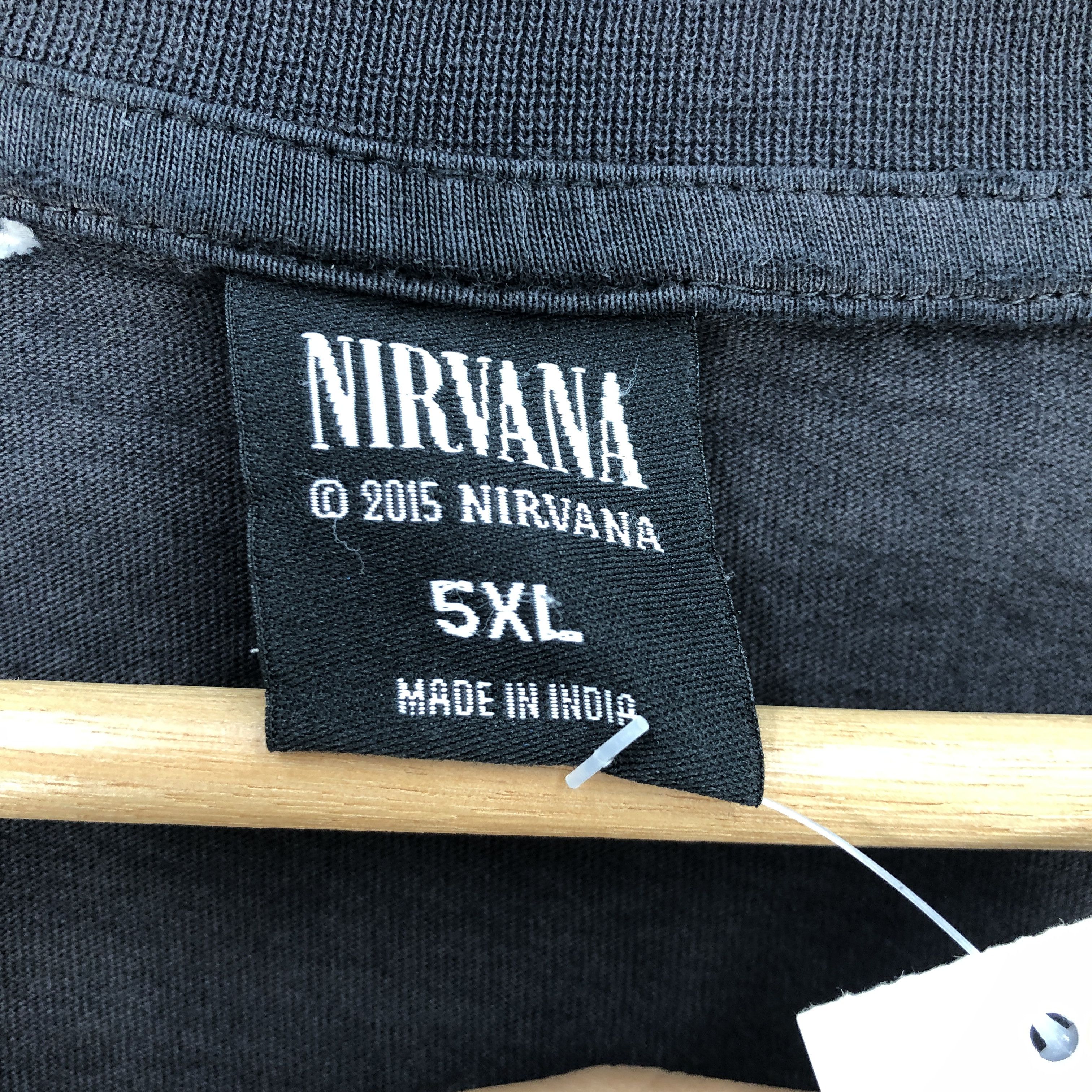 Band Tees Vintage Nirvana T Shirt Nirvana Kurt Cobain Tees Size US XXL / EU 58 / 5 - 3 Thumbnail