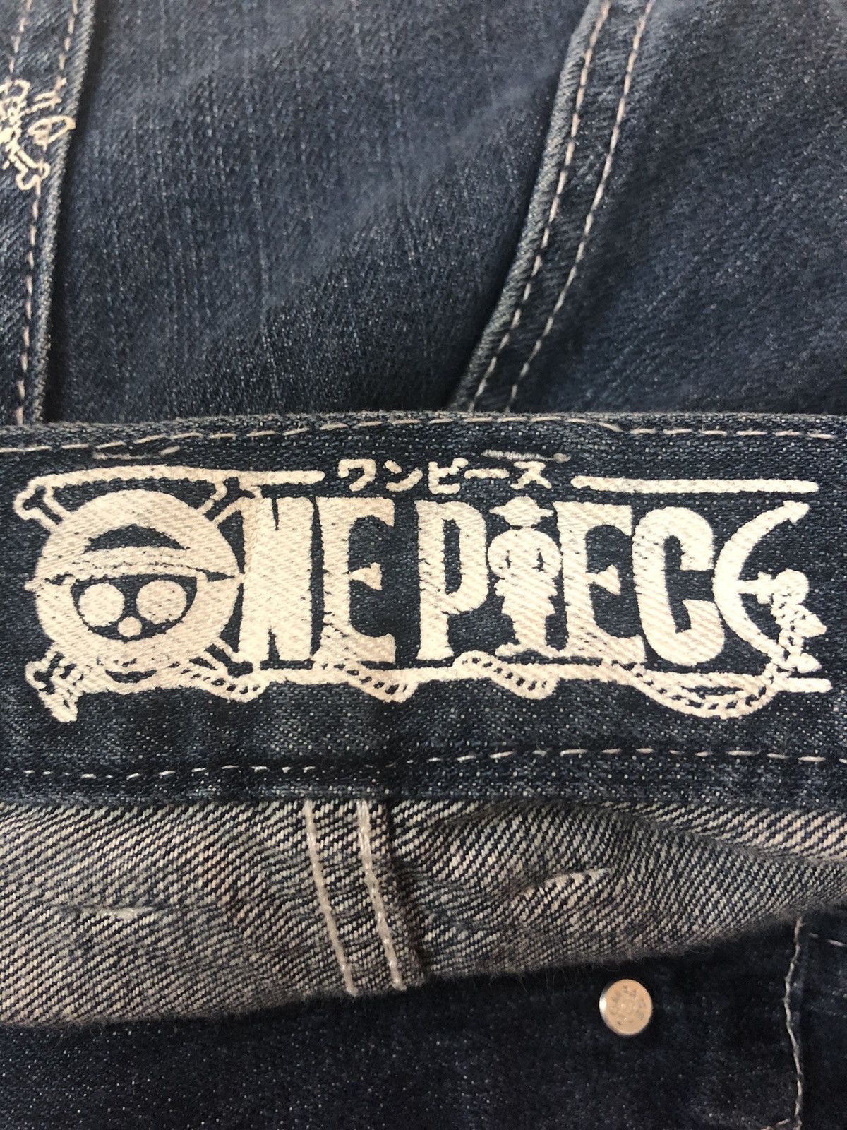 Anime × Cartoon Network × One Piece ONE PIECE COLLECTOR -REGULAR FIT TONY CHOPPER PRINTED JEANS Size US 33 - 10 Thumbnail
