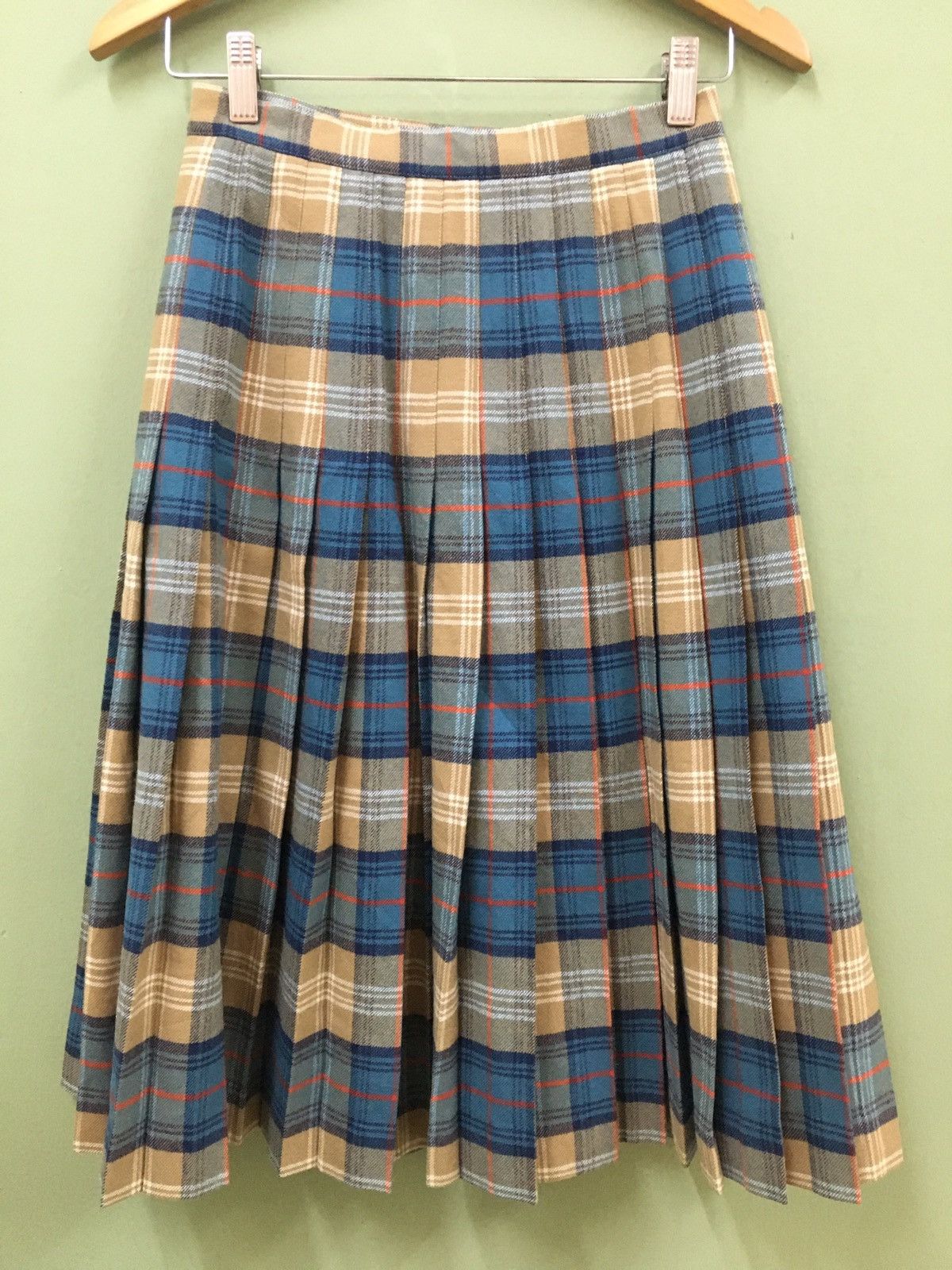 Designer THE SCOTCH HOUSE - AVANT GARDE PLAID CHECK SCOTTISH KILT Size US 28 / EU 44 - 5 Thumbnail
