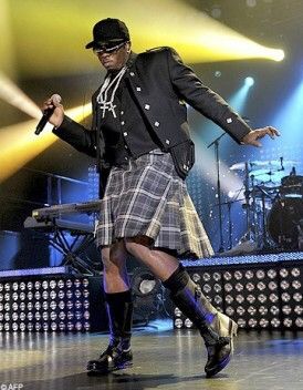 Designer THE SCOTCH HOUSE - AVANT GARDE PLAID CHECK SCOTTISH KILT Size US 28 / EU 44 - 1 Thumbnail