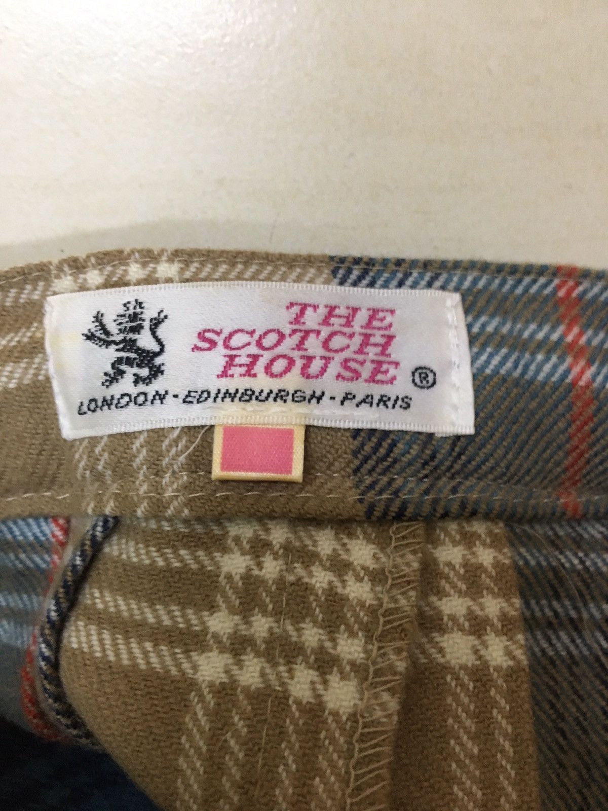 Designer THE SCOTCH HOUSE - AVANT GARDE PLAID CHECK SCOTTISH KILT Size US 28 / EU 44 - 6 Thumbnail
