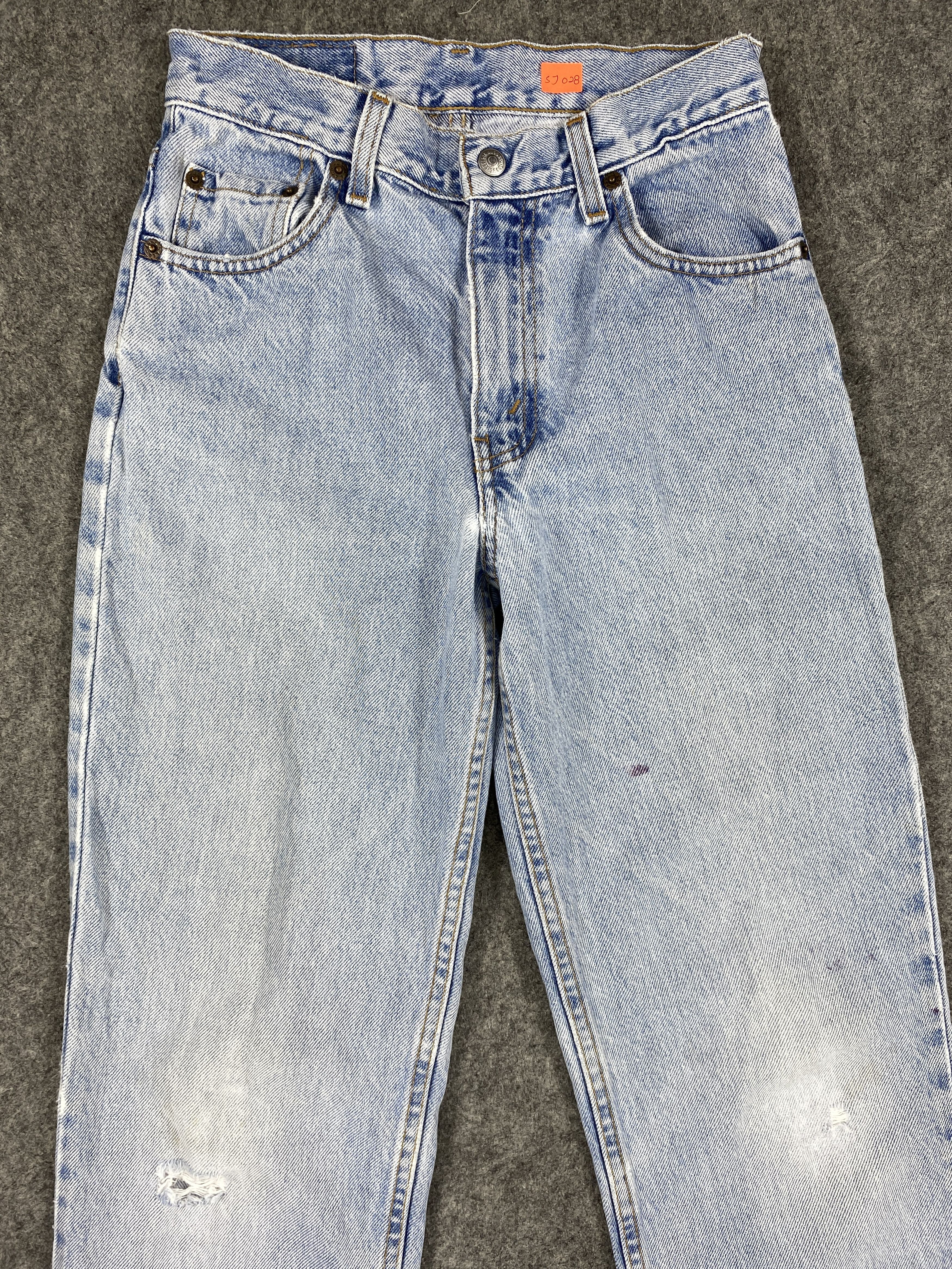 Levi's Light Blue Wash Vintage Levi's 550 25x27 Denim -SJ028 Size US 26 / EU 42 - 3 Thumbnail