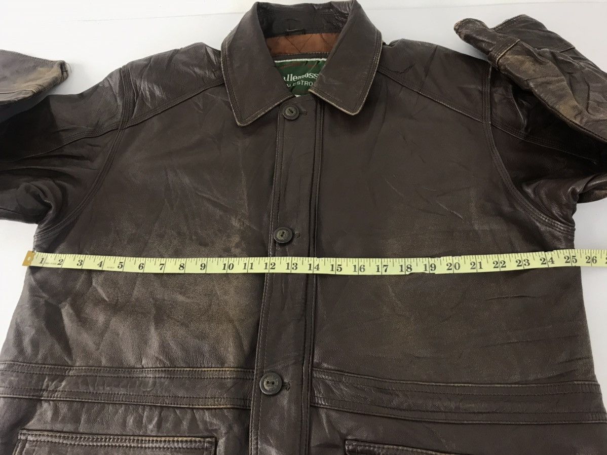 Vintage Bryant & May Vallemosso Palestro Leather Jacket Quilt Inner Size US L / EU 52-54 / 3 - 8 Thumbnail