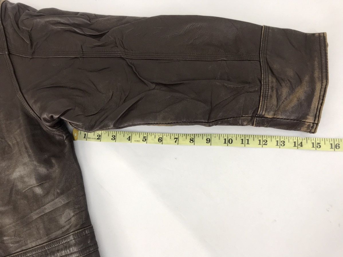 Vintage Bryant & May Vallemosso Palestro Leather Jacket Quilt Inner Size US L / EU 52-54 / 3 - 10 Thumbnail