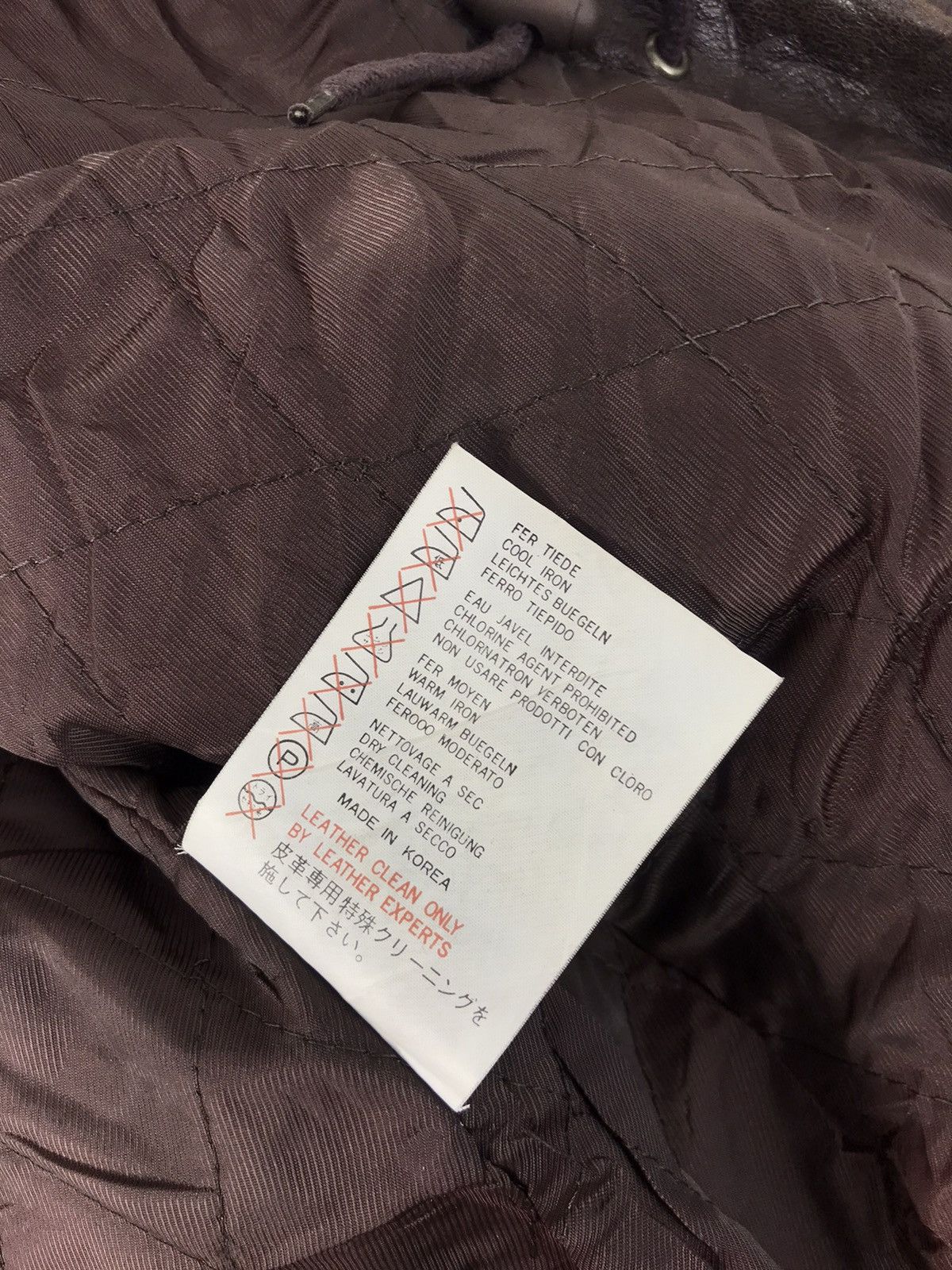 Vintage Bryant & May Vallemosso Palestro Leather Jacket Quilt Inner Size US L / EU 52-54 / 3 - 7 Thumbnail