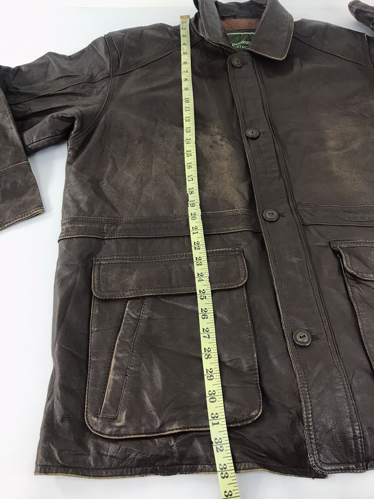 Vintage Bryant & May Vallemosso Palestro Leather Jacket Quilt Inner Size US L / EU 52-54 / 3 - 9 Thumbnail
