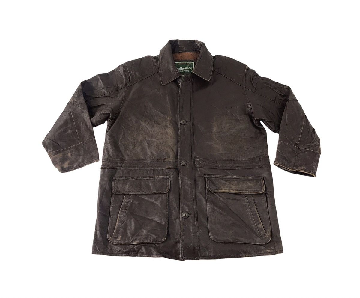 Vintage Bryant & May Vallemosso Palestro Leather Jacket Quilt Inner Size US L / EU 52-54 / 3 - 1 Thumbnail