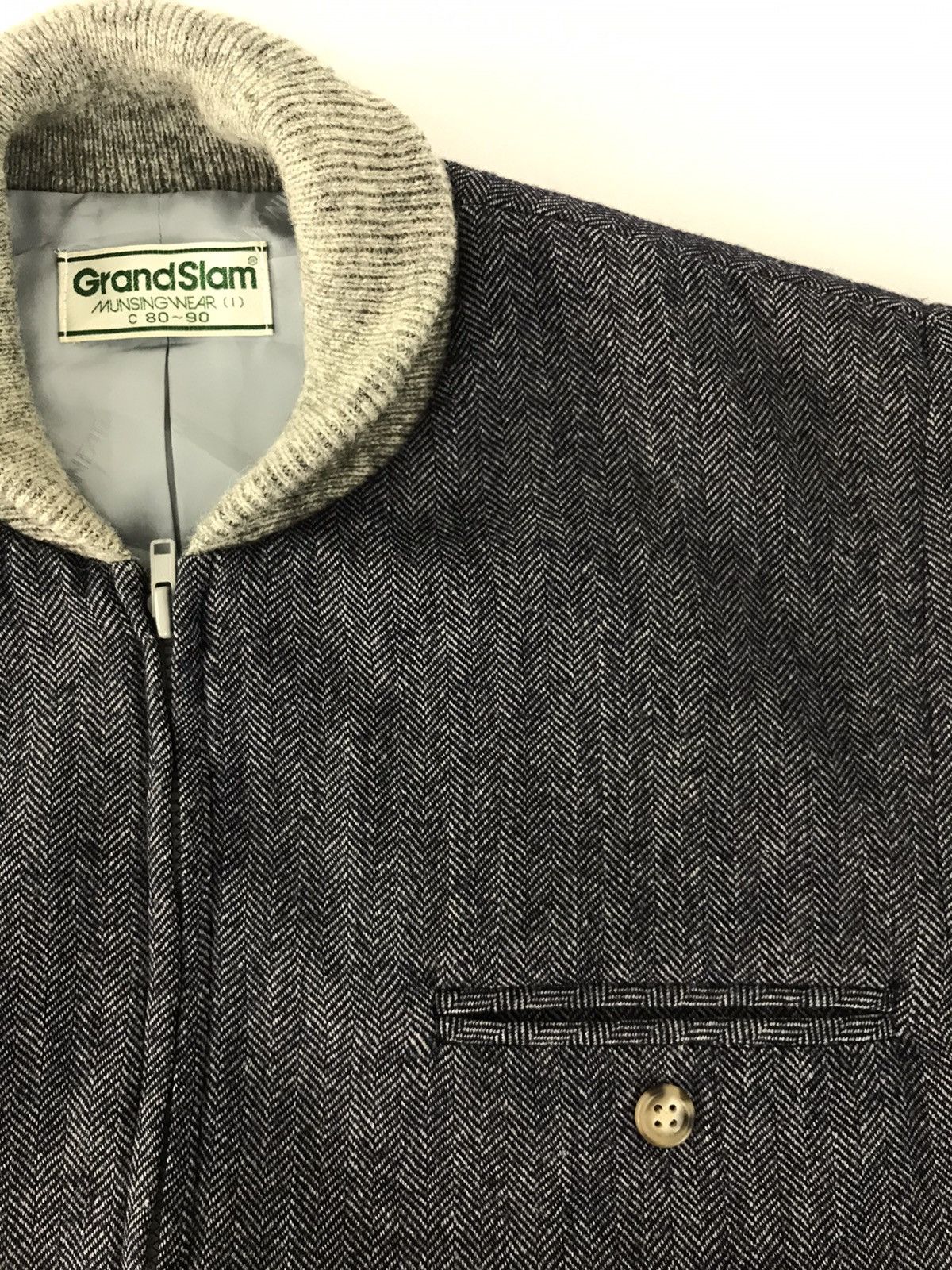 Grand Slam × Japanese Brand Grand Slam Munsingwear Padded Denim Insulated Wool Quilted Size US M / EU 48-50 / 2 - 3 Thumbnail