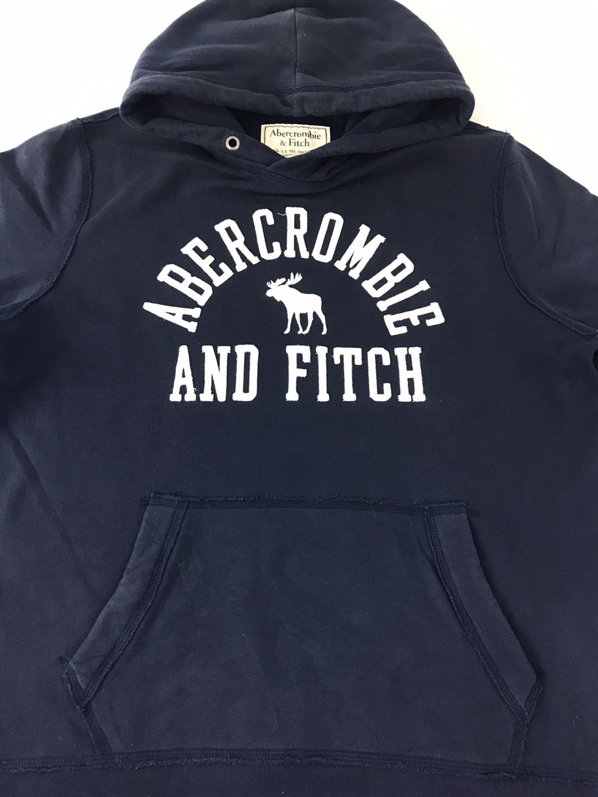 Abercrombie & Fitch × Japanese Brand Pull Over Hoodies Abercrombie & Fitch Spell Out Fashion Size US L / EU 52-54 / 3 - 4 Thumbnail