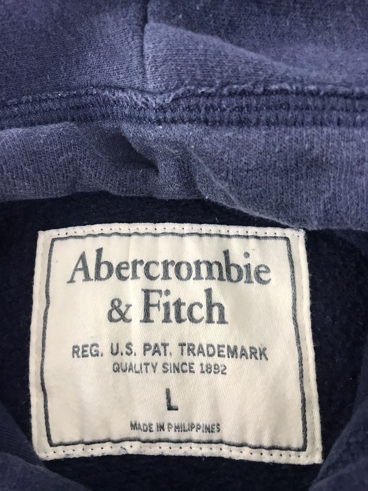 Abercrombie & Fitch × Japanese Brand Pull Over Hoodies Abercrombie & Fitch Spell Out Fashion Size US L / EU 52-54 / 3 - 5 Thumbnail