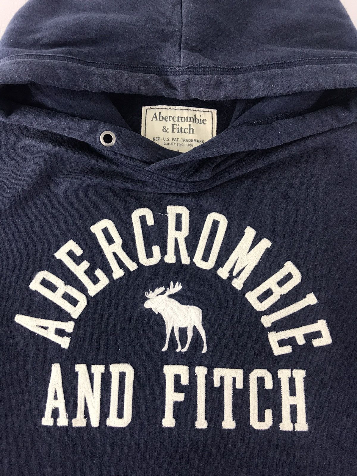 Abercrombie & Fitch × Japanese Brand Pull Over Hoodies Abercrombie & Fitch Spell Out Fashion Size US L / EU 52-54 / 3 - 3 Thumbnail
