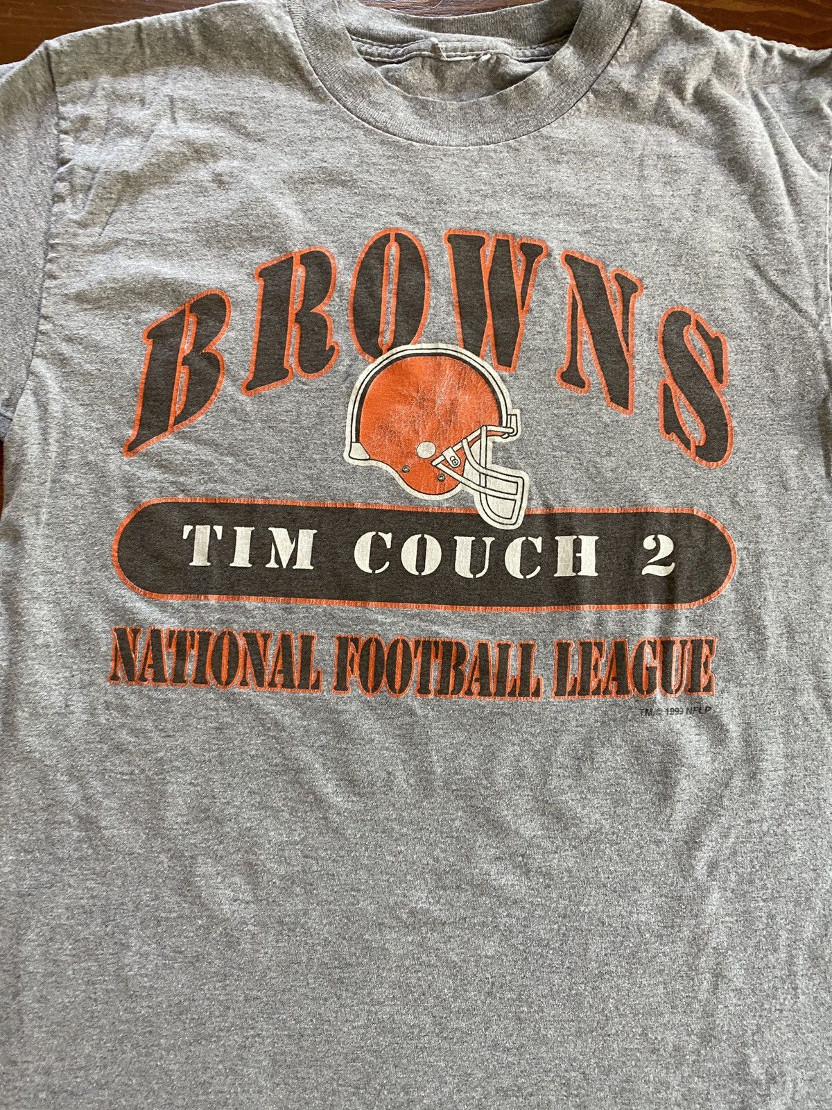 NFL Vintage ‘99 90s Tim Couch Cleveland Browns Double Sided Tee Size US M / EU 48-50 / 2 - 11 Thumbnail