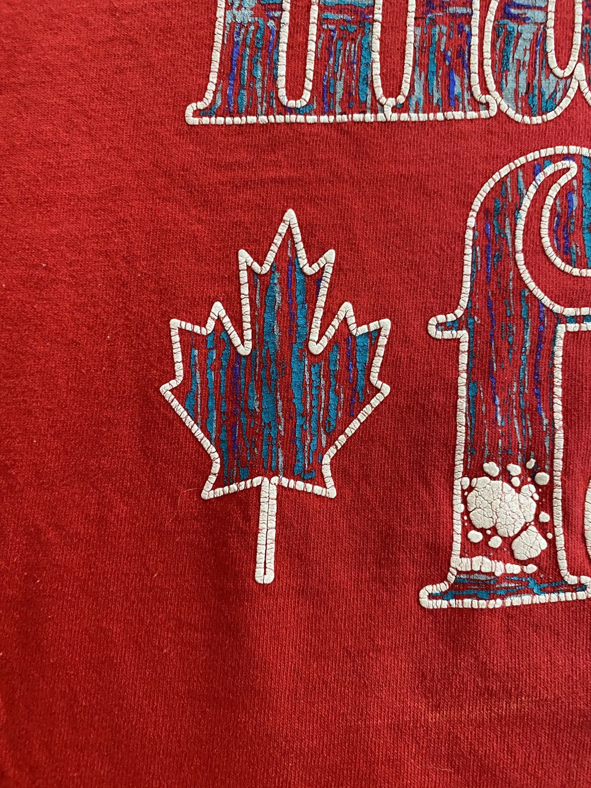 Vintage Vintage 90’s Niagara Falls Canada Single Stitch Red Tee Size US XL / EU 56 / 4 - 8 Thumbnail