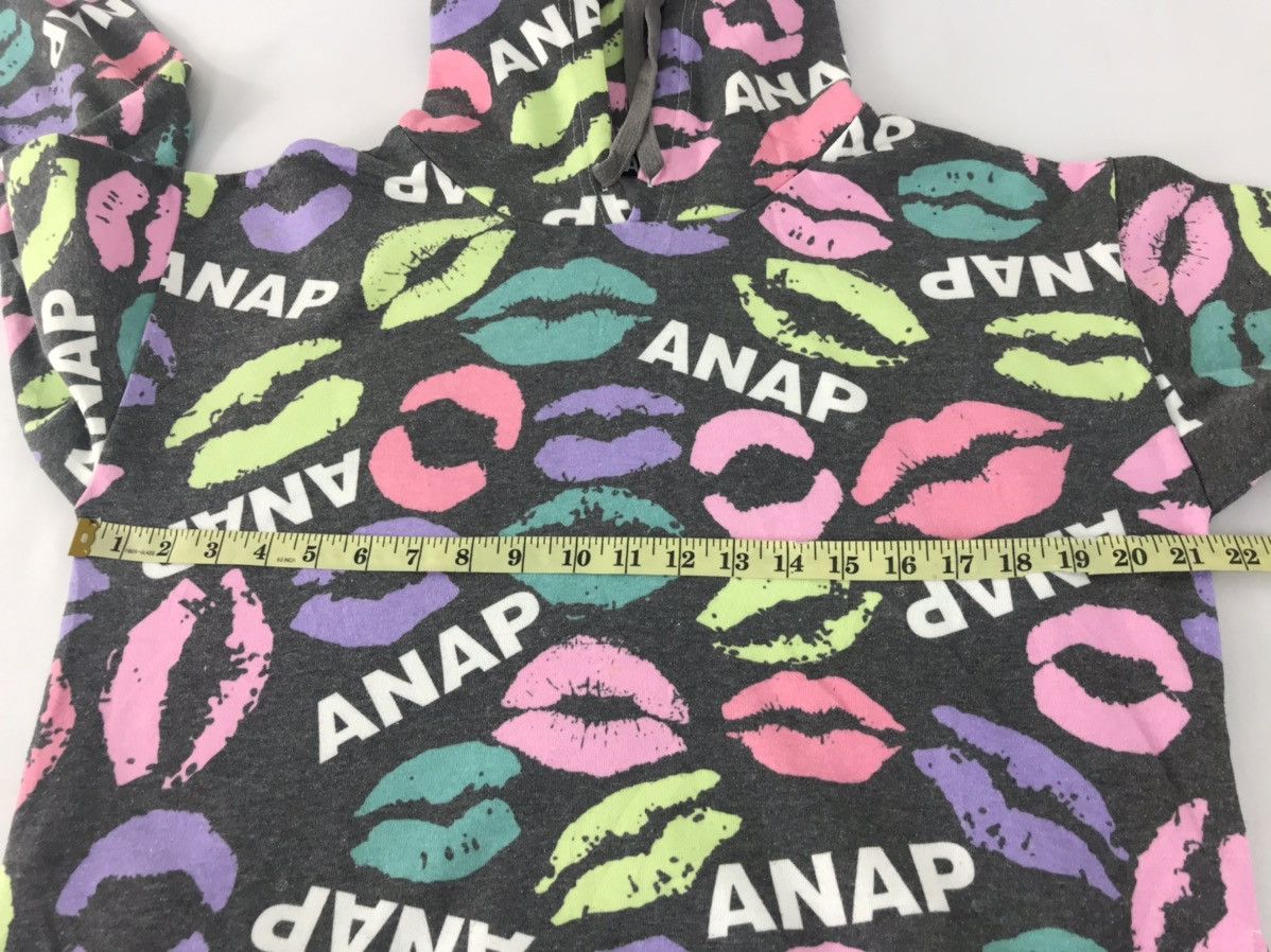 Japanese Brand × Vintage Anap All Over Lips Logo Pull Over Hoodies Fashion Size US L / EU 52-54 / 3 - 7 Thumbnail