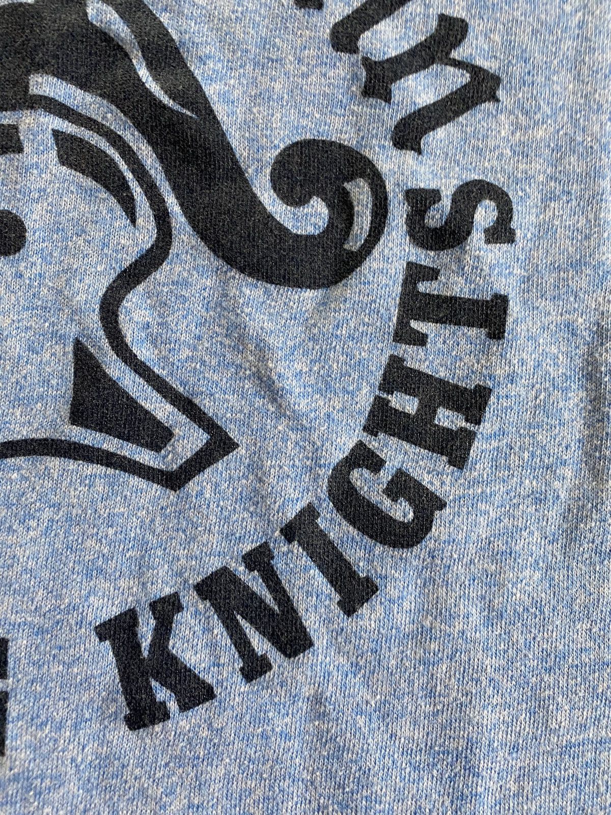 Jerzees × Russell Athletic × Vintage Vintage 80’s North Penn Marching Knights Blue Ringer Tee Size US M / EU 48-50 / 2 - 7 Thumbnail