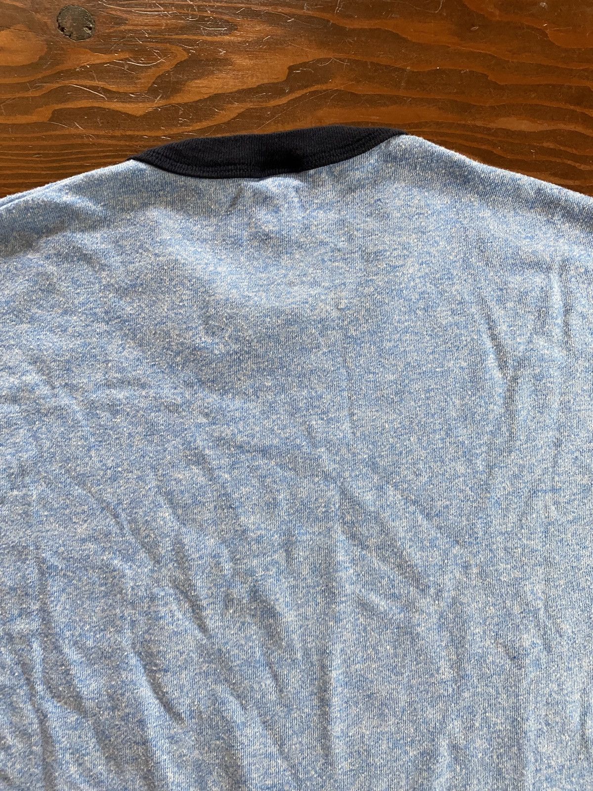 Jerzees × Russell Athletic × Vintage Vintage 80’s North Penn Marching Knights Blue Ringer Tee Size US M / EU 48-50 / 2 - 16 Thumbnail