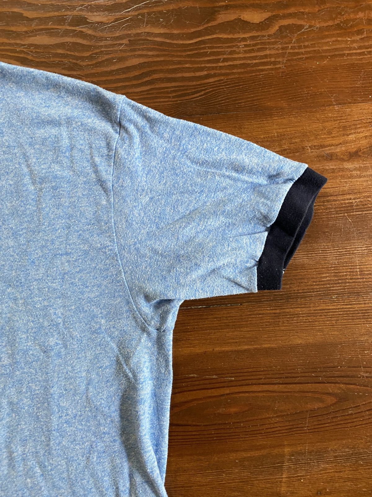 Jerzees × Russell Athletic × Vintage Vintage 80’s North Penn Marching Knights Blue Ringer Tee Size US M / EU 48-50 / 2 - 14 Thumbnail