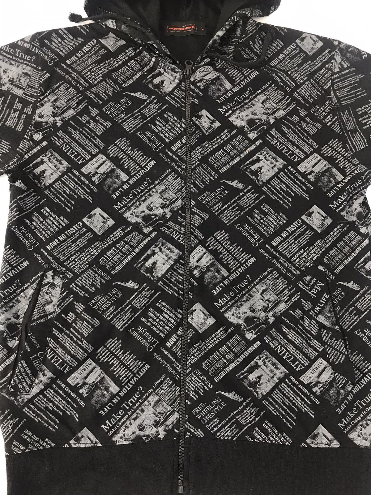 Japanese Brand × Vintage Ancestress North Sea Japanese Brand Hoodies Newspaper Style Size US M / EU 48-50 / 2 - 3 Thumbnail