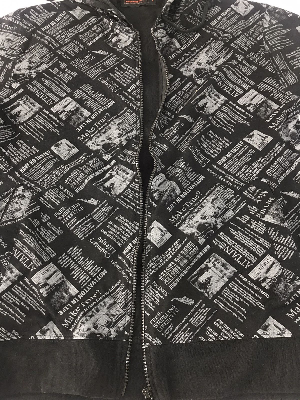Japanese Brand × Vintage Ancestress North Sea Japanese Brand Hoodies Newspaper Style Size US M / EU 48-50 / 2 - 4 Thumbnail