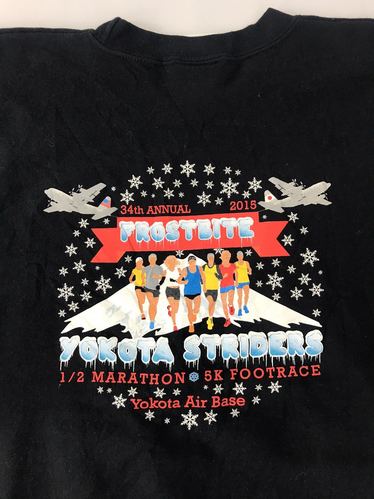 Japanese Brand × Vintage 34th Annual 2015 Frostbite Yokota Stride Marathon Pull Over Size US M / EU 48-50 / 2 - 4 Thumbnail