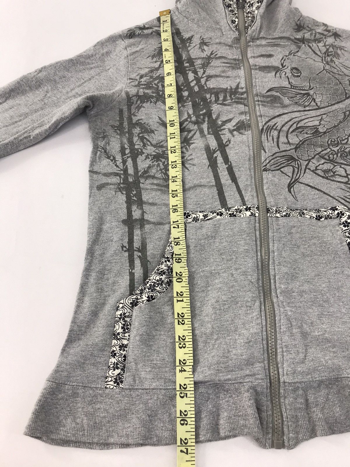 Japanese Brand × Vintage Hoodies Inspired Bamboo Koi Sukajan Souvenir Printed Logo Size M / US 6-8 / IT 42-44 - 11 Thumbnail