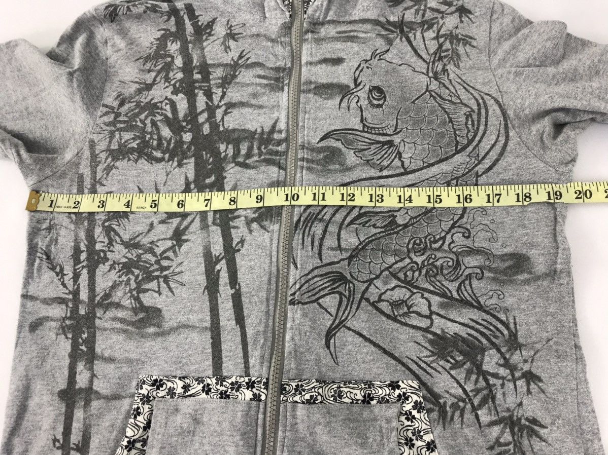 Japanese Brand × Vintage Hoodies Inspired Bamboo Koi Sukajan Souvenir Printed Logo Size M / US 6-8 / IT 42-44 - 10 Thumbnail